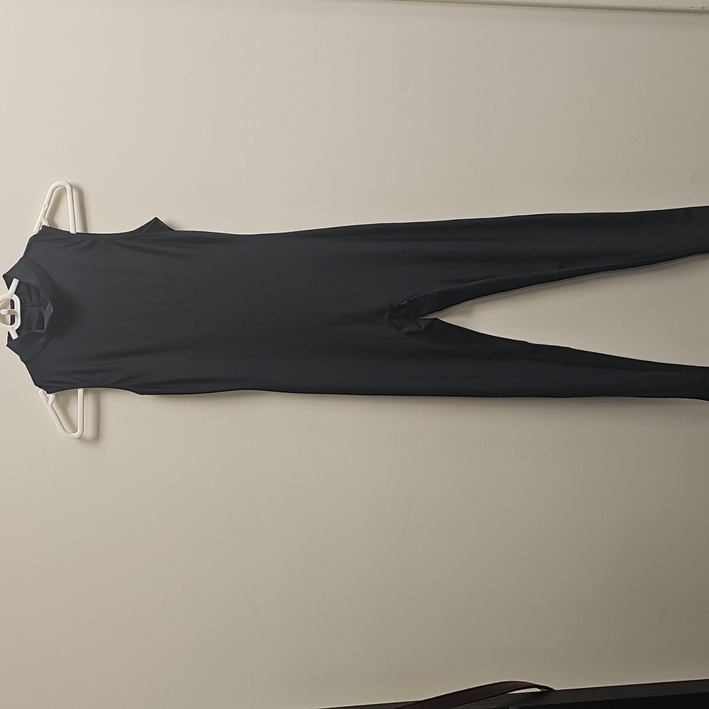Source Unknown Sleeveless Black Jumpsuit